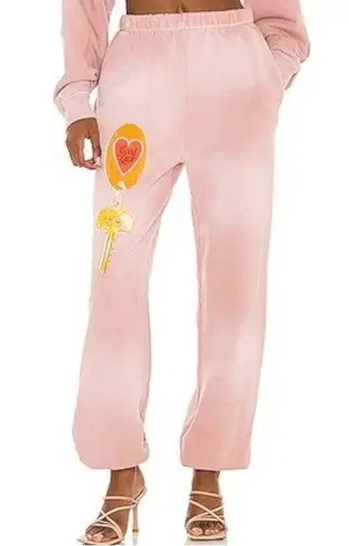 Boys Lie Key to My Heart Baggy Sweatpants Mauve Ombre Size 2X Large Logo