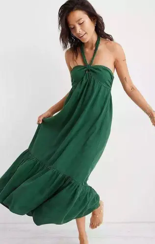 Aerie High Low Halter Maxi Sundress