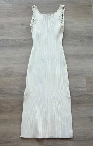 Derek Lam 10 CROSBY Valencia crocheted cotton-blend midi dress