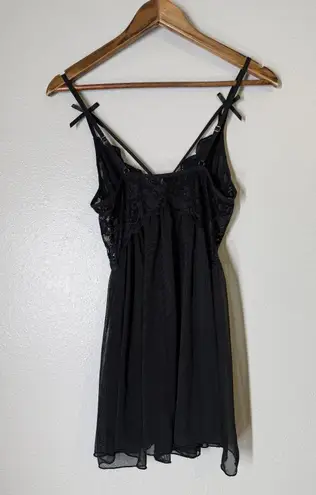 Unbranded Y2k Sheer Babydoll Black Tank Top Sz M Witchy Romantic Fairy Grunge Size M