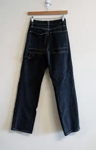 Brandy Melville John Galt Charcoal Gray High Rise Cargo Crispina Carpenter Jeans S