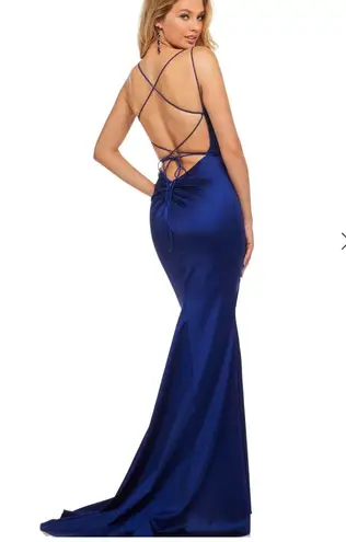 Sherri Hill Prom Long Scoop Neck Fitted Dress