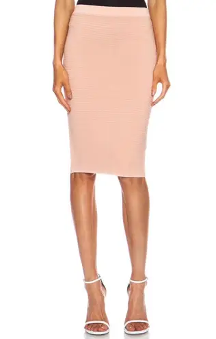 Jonathan Simkhai antique rose ribbed-knit pencil skirt size S small