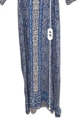 Surf Gypsy Paisley Maxi Dress Swim Cover-Up with open back size small