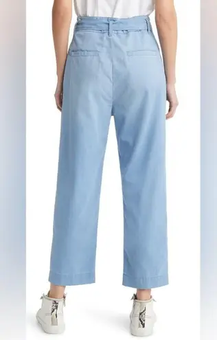 The Great NWT The Statesman Chambray Trouser Light Blue Relaxed Fit Pants Sz 27
