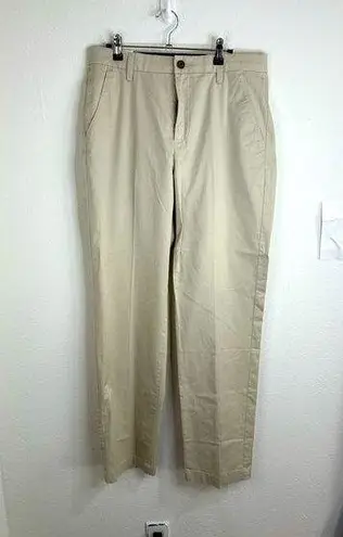 Dockers Workday Khaki Straight Fit Lightweight Pants 32x34 Beige Flat Front New
