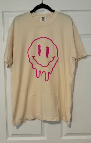 Comfort Colors Drippy Smiley Face T-Shirt