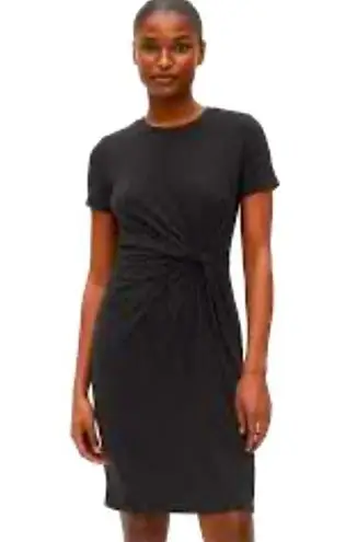 Gap  Women’s M Black Twist-Knot T-Shirt Dress