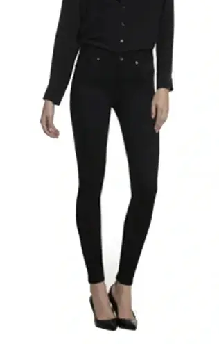 Genetic Denim Genetic Slim High Rise Skinny Black Jeans Size 26 Denim