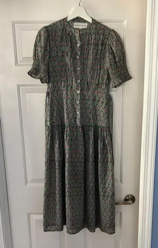 Daughters Of India Dress Green Size XS