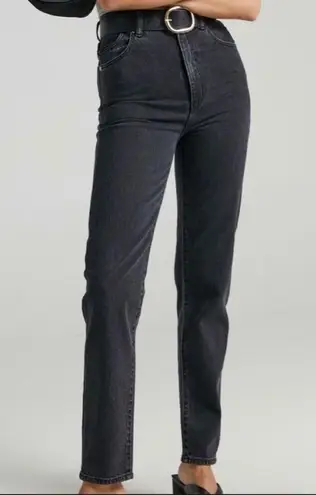 Rolla's • classic straight jeans in vintage black sz 26 Gray