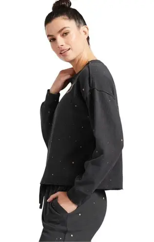 Peloton Women's Small Shine Crewneck Black Pullover Cycling Performance Apparel