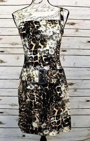 Alberto Makali Rare 80’s Leopard Lace Bodycon Dress
