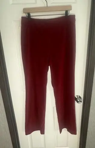 Vintage Casual Corner Annex Red Flared Pants Size 10