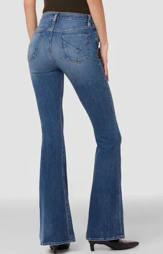 Hudson Jeans NWT Hudson Holly High Rise Flare Jeans Distressed In Gravity Wide Leg Stretch 32