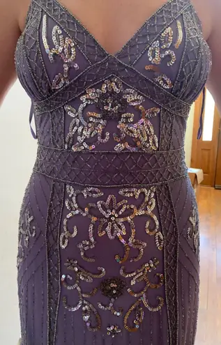 Jump Apparel Purple Prom Dress