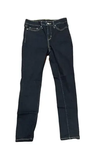 Levi Strauss & CO. Levi Strauss Co Womens Dark Wash Skinny Jeans Size W27 L28 Waterless Technology