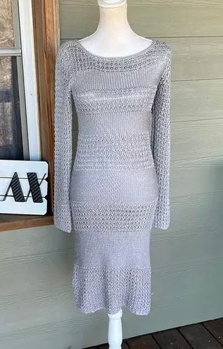 Vertigo Lined Bodycon Sweater Dress