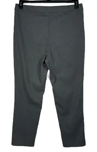 Alfred Dunner SZ 14 Pull-On Pants Flat Front Stretch Straight Leg Pockets Gray - Image 1