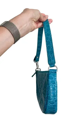 BY FAR Rachel Small Leather Croc