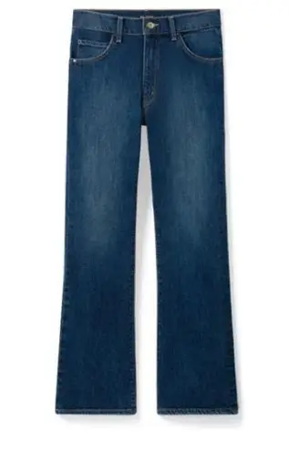 St. John  DARK RINSE EMBELLISHED BOOTCUT JEANS SIZE 8