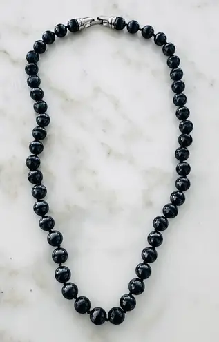 Hematite Perl Bead Necklace