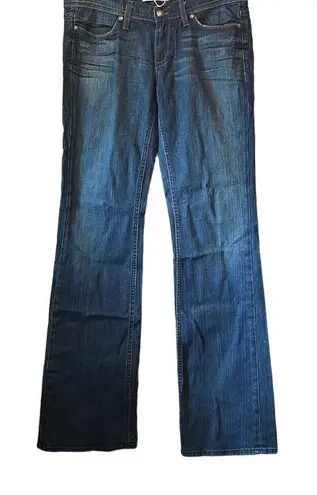 Habitual H Jeans Denim Bootcut Jeans Women's Dark Wash Designer Cross Pockets