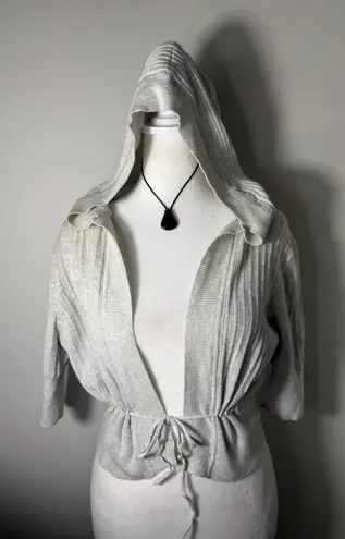 Sweater Project Vintage Y2K Cropped Hoodie Cardigan Sweater Large