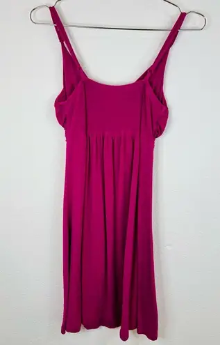 Edge Clothing Pink Sleeveless Mini Dress Twist Front Medium Stretchy & Stylish