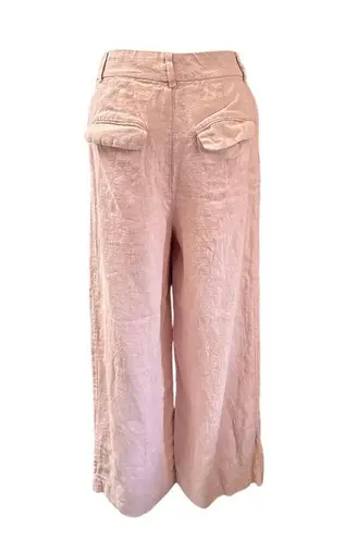 Women’s En Saison Salmon 100% Cotton Pants Sz M Pink Size M