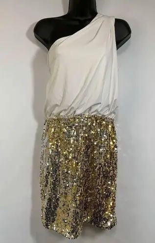 City Triangles  One Shoulder Sequin Dress