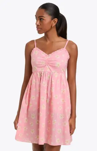 Draper James light pink floral cottagecore softgirl mini 100%cotton Ciara dress