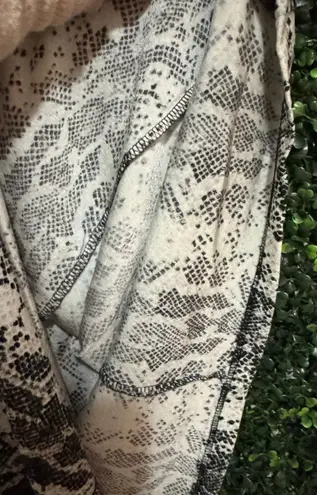 Eye Candy PYTHON SNAKESKIN STRAPPY BODYCON MIDI DRESS