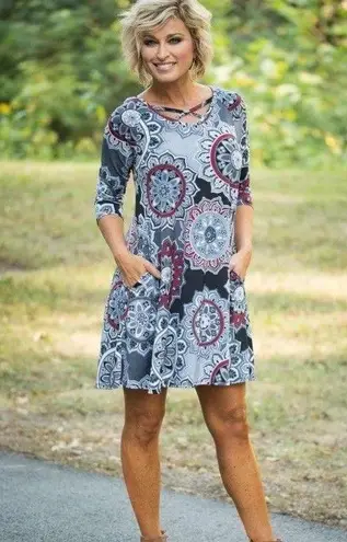 Y2K Shabby Chic Women’s Sz L Sola Fide Bell Sleeve A