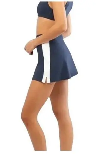 We Wore What Revolve Tennis Active Skort Blue Optic White Size XS NWT