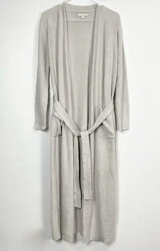 Barefoot Dreams NEW  Long Robe Cozy Chic Lite Womens XXS / XS Silver Gray NWOT