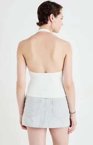 Free People Intimately   White Still Here Halter Cami Small  New