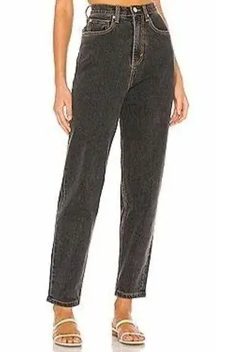 We Wore What Dani Washed Black Modern Boyfriend High Rise Jeans Size 28