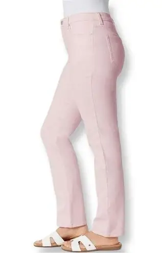 Gloria Vanderbilt Amanda High Rise Tapered Jean Wispy Pink