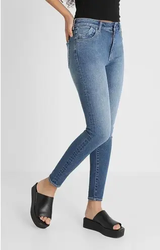 ROLLA'S Women's Ford Blue Stretch Stinger Skinny Fit Denim Jeans Size 32W 32L