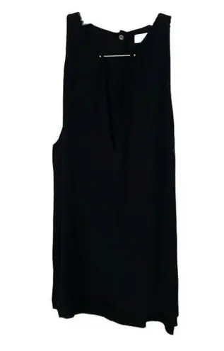 ALC Frank A.L.C Black Sleeveless Silk Top Womens Size 4 Minimalist Academia