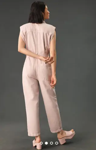 Etica NEW Erica Sabina Carpenter Jumpsuit M Orchid Ice
