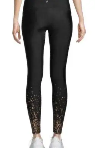 Kische Sequin Detail Black Leggings Size Small