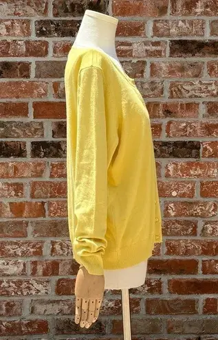 Sharagano yellow petite size cozy cardigan / LP / Excellent condition
