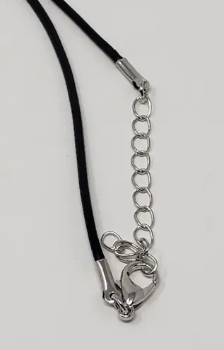 Owl Pendant Necklace w/ Teal Green Resin Body & Bronze Eyes