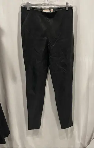 Sass & Bide lamb leather stretchy ankle zip skinny pants soft luxury rocker chic Black Size 8