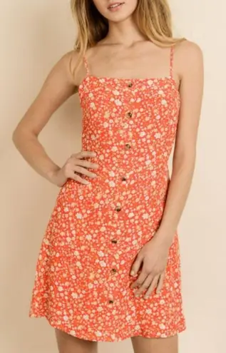 Dress Forum Button Down Flower Dress Small S