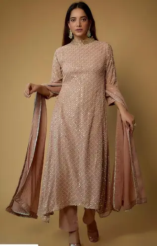 Anarkali Suit Pink Size XS