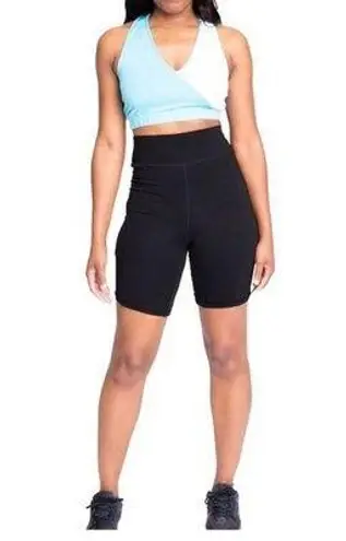 KAMIT Womens Black BIKER Shorts Size XL Friction Free Pockets For Icepacks