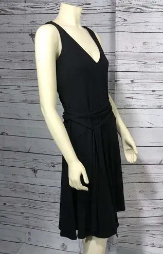 Ralph Lauren Lauren  black sleeveless criss cross dress size small